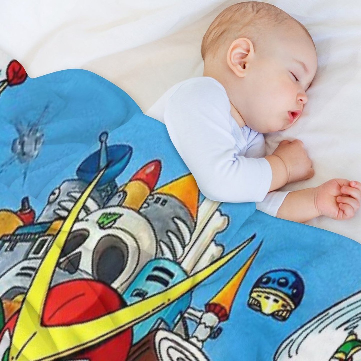 Mega Man 2 Art Throw Blanket
