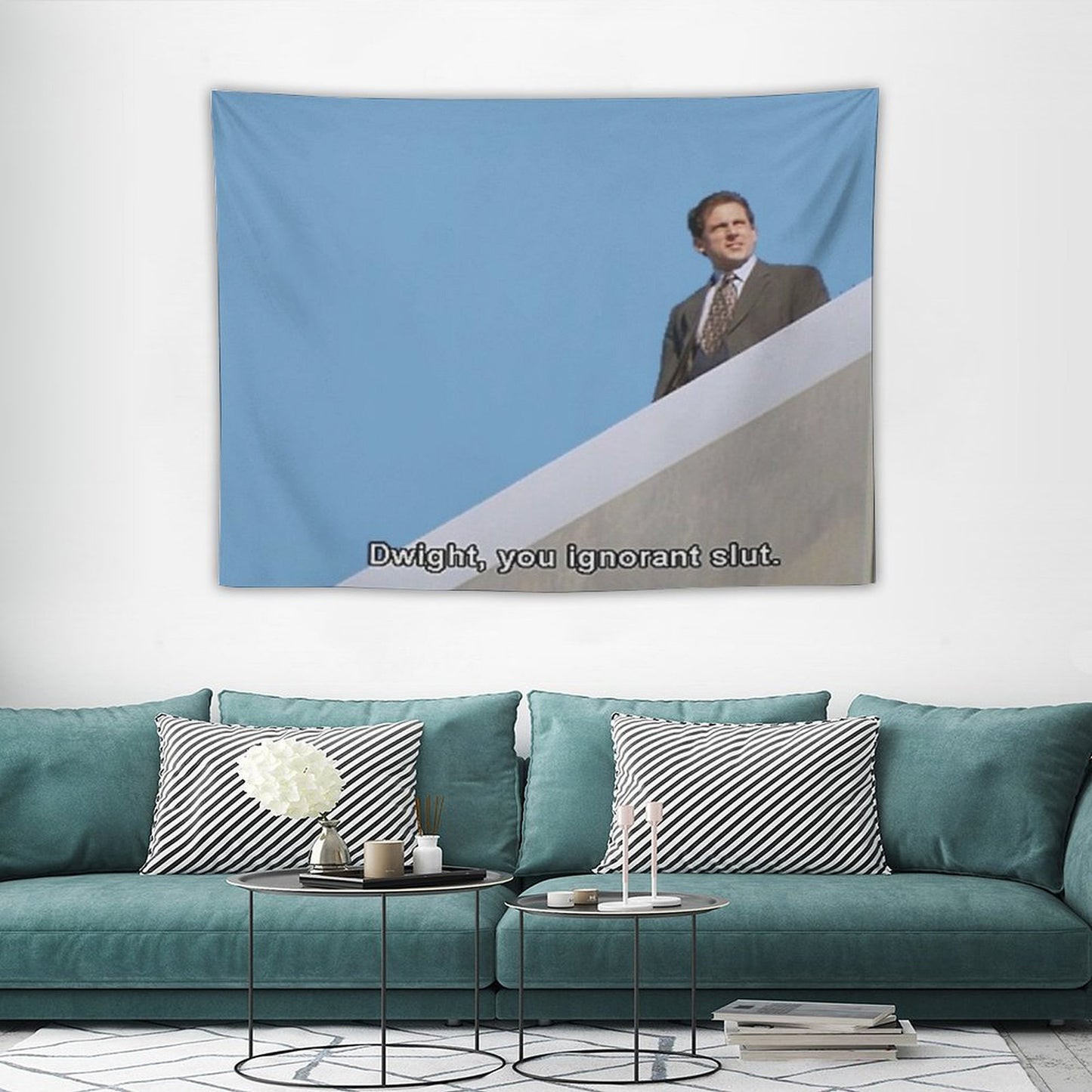 Dwight You Ignorant Slut Tapestry