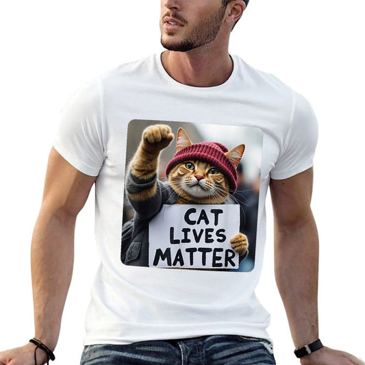 Donald Trump 2024 Cats, Cat Lives Matter Trump Lightweight T-Shirt