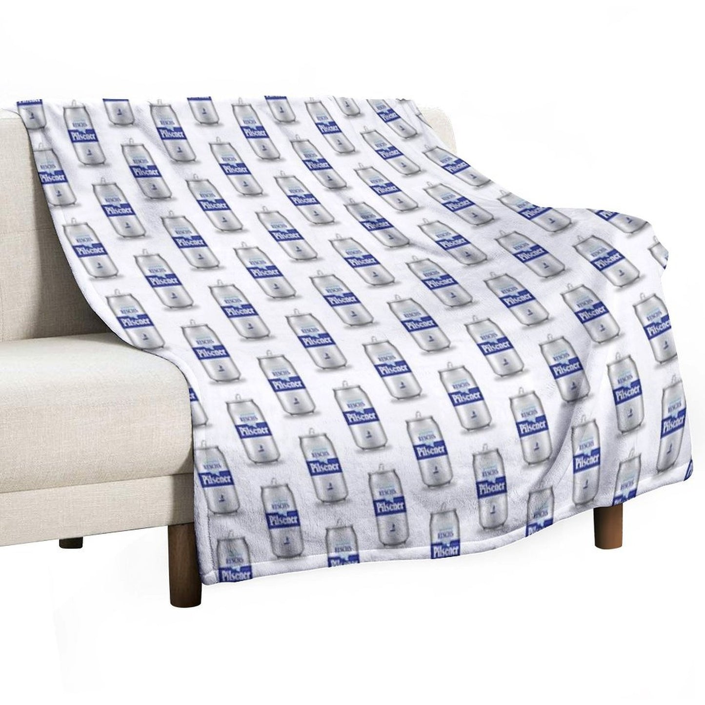 RESCHS PILSENER CAN Throw Blanket