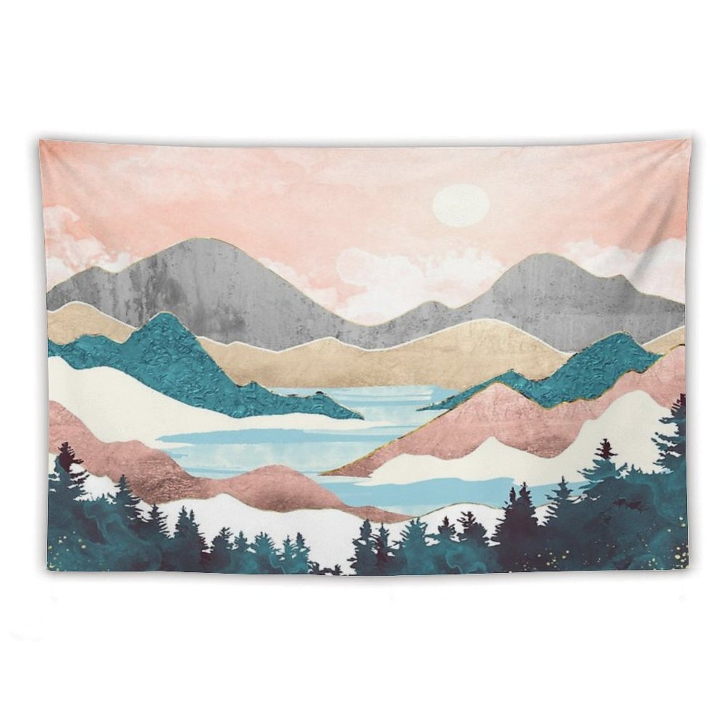 Lake Sunrise Tapestry