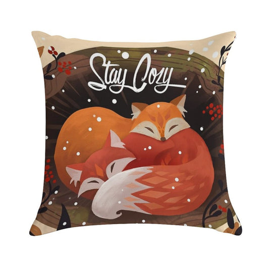 Stay Cozy Soft Hidden Zipper Throw Pillow