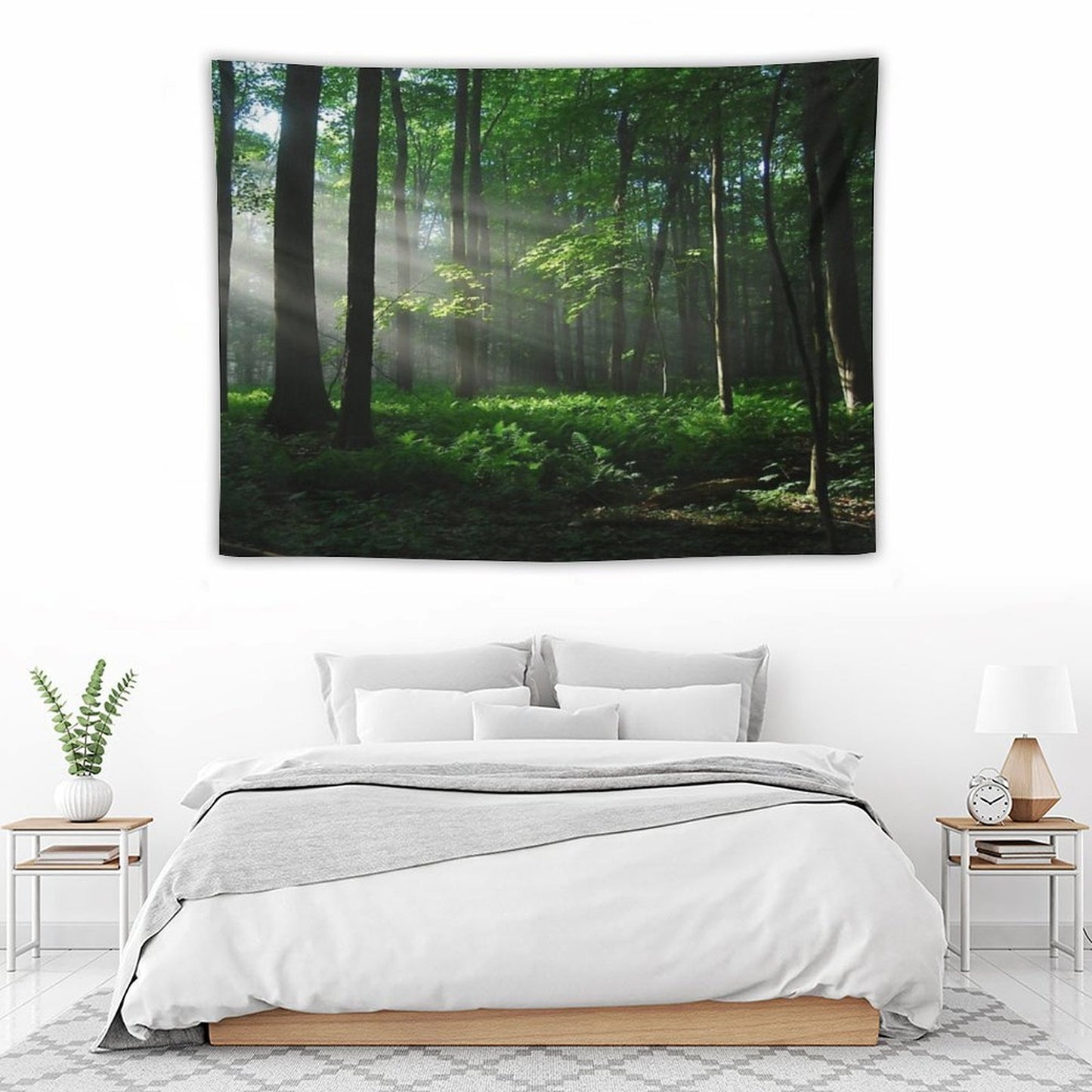 Lighted Forest Tapestry