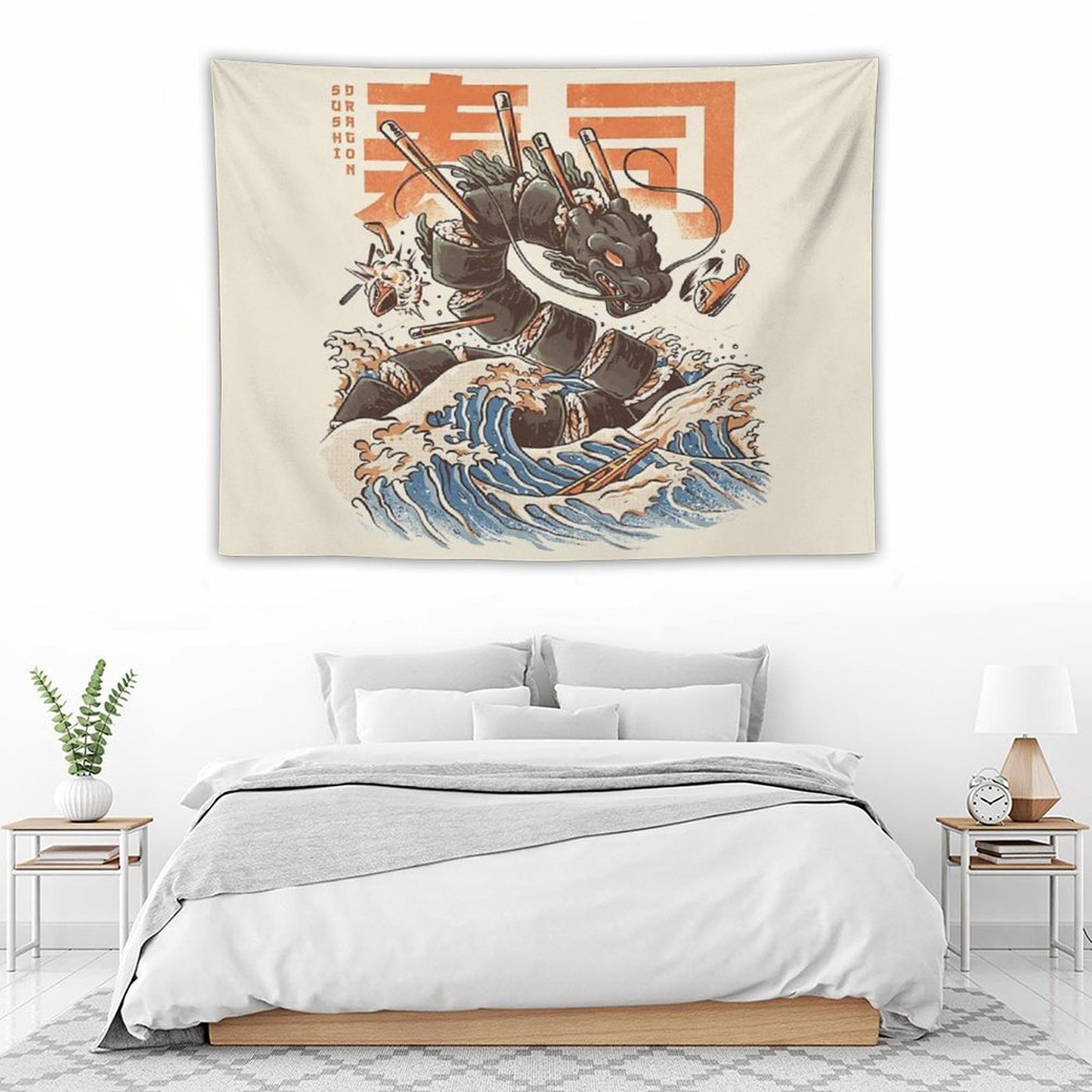 Great Sushi Dragon Tapestry