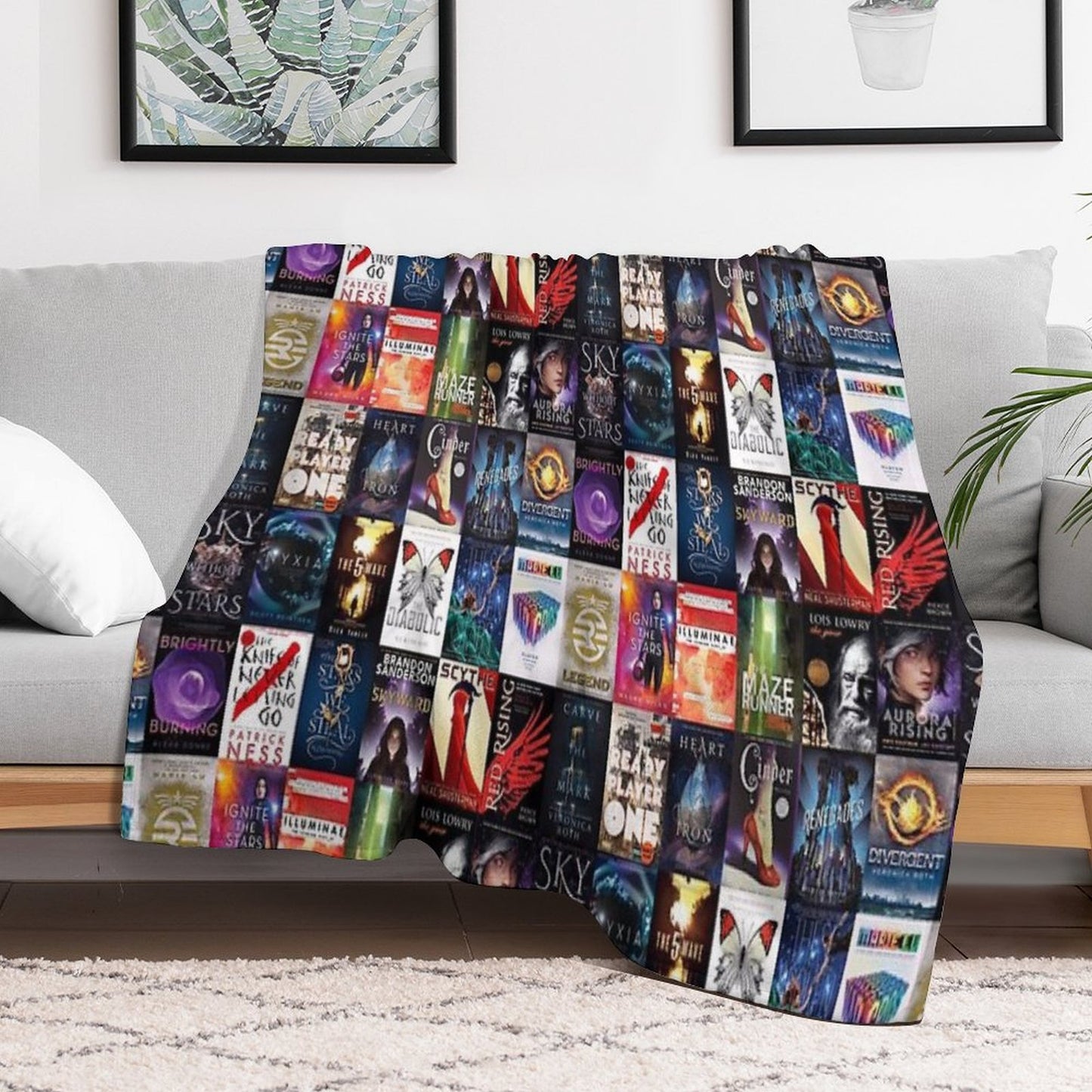 YA Sc-fi Throw Blanket