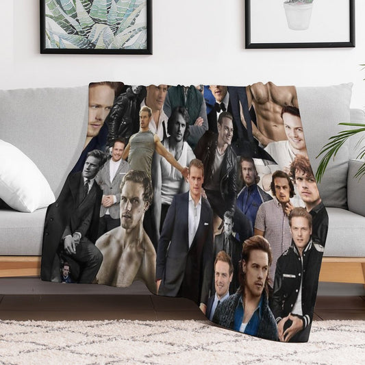 Sam Heughan Throw Blanket