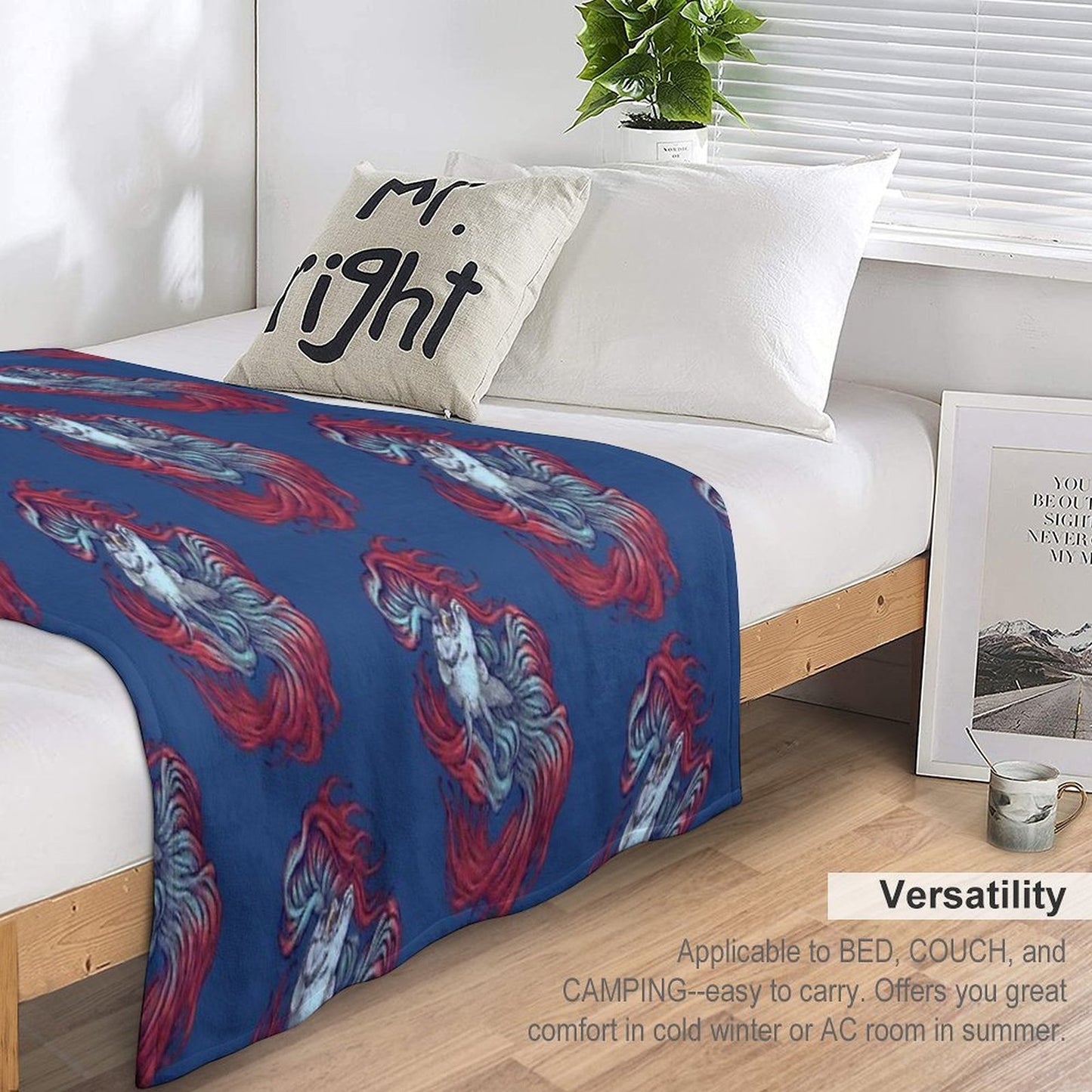 Betta New Wave Throw Blanket