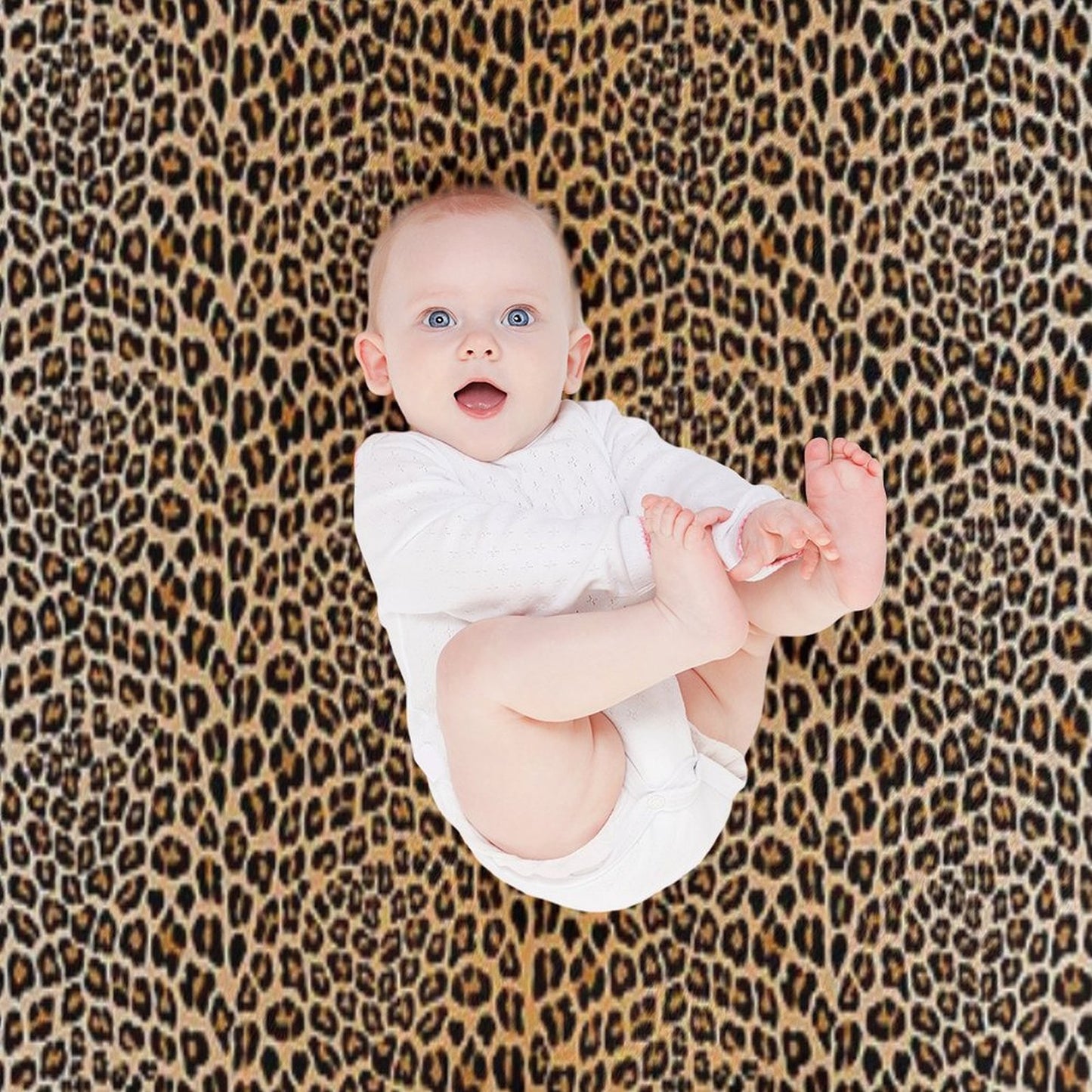 Trendy Leopard Print Aesthetic – Wild Animal Pattern Design Throw Blanket
