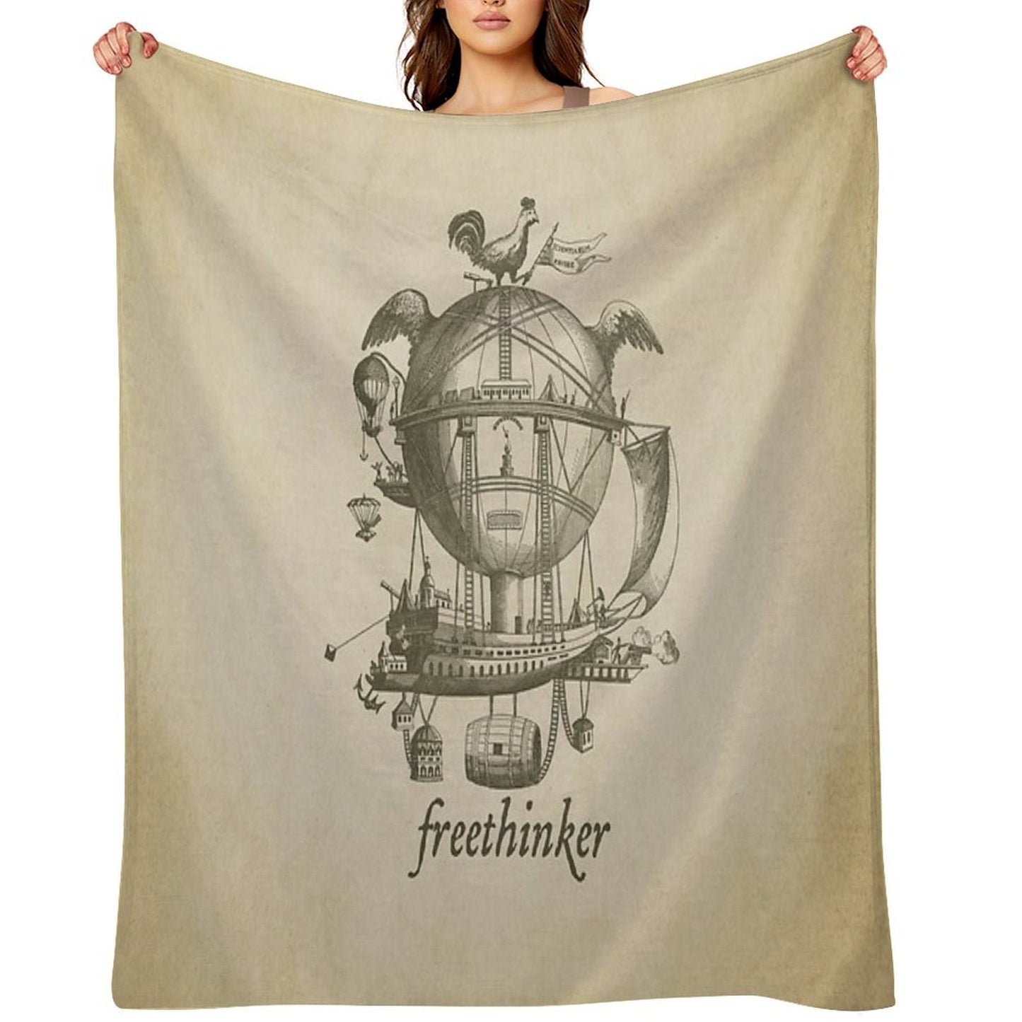 Freethinker Throw Blanket