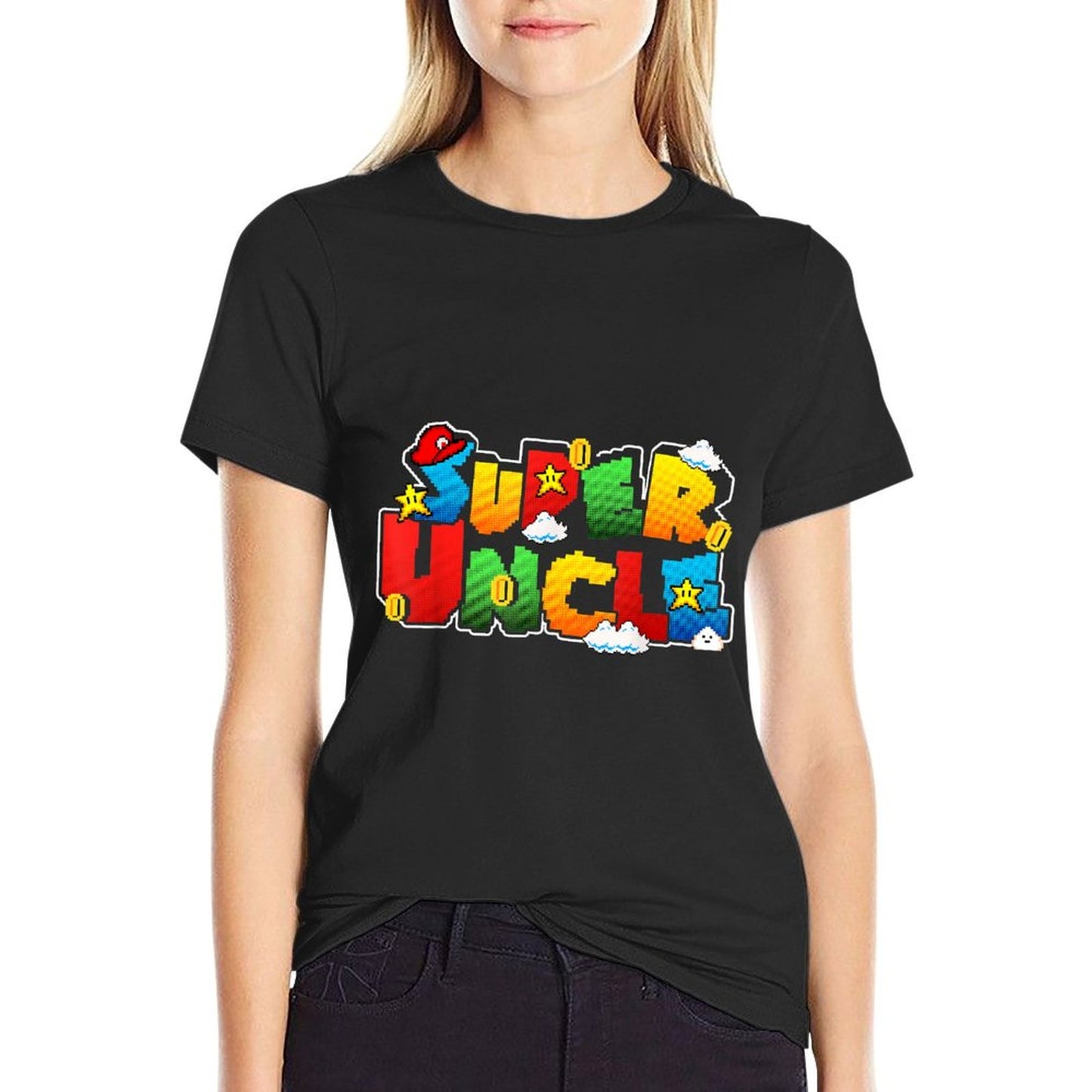 Gamer Super Uncle Funny Father Day Gifts For Uncle T-Shirt