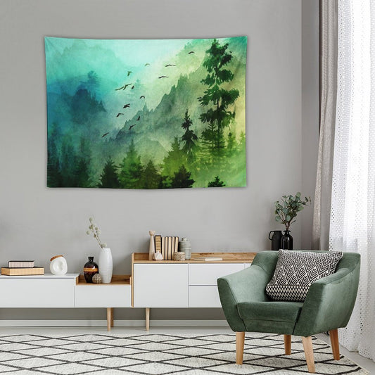 Mountain Morning Tapestry