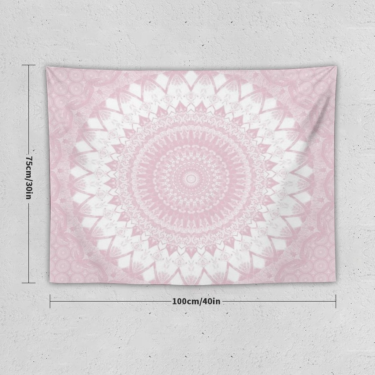 Boho Pink Mandala Tapestry