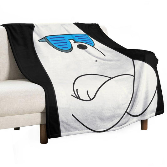 Ice Bear Throw Blanket