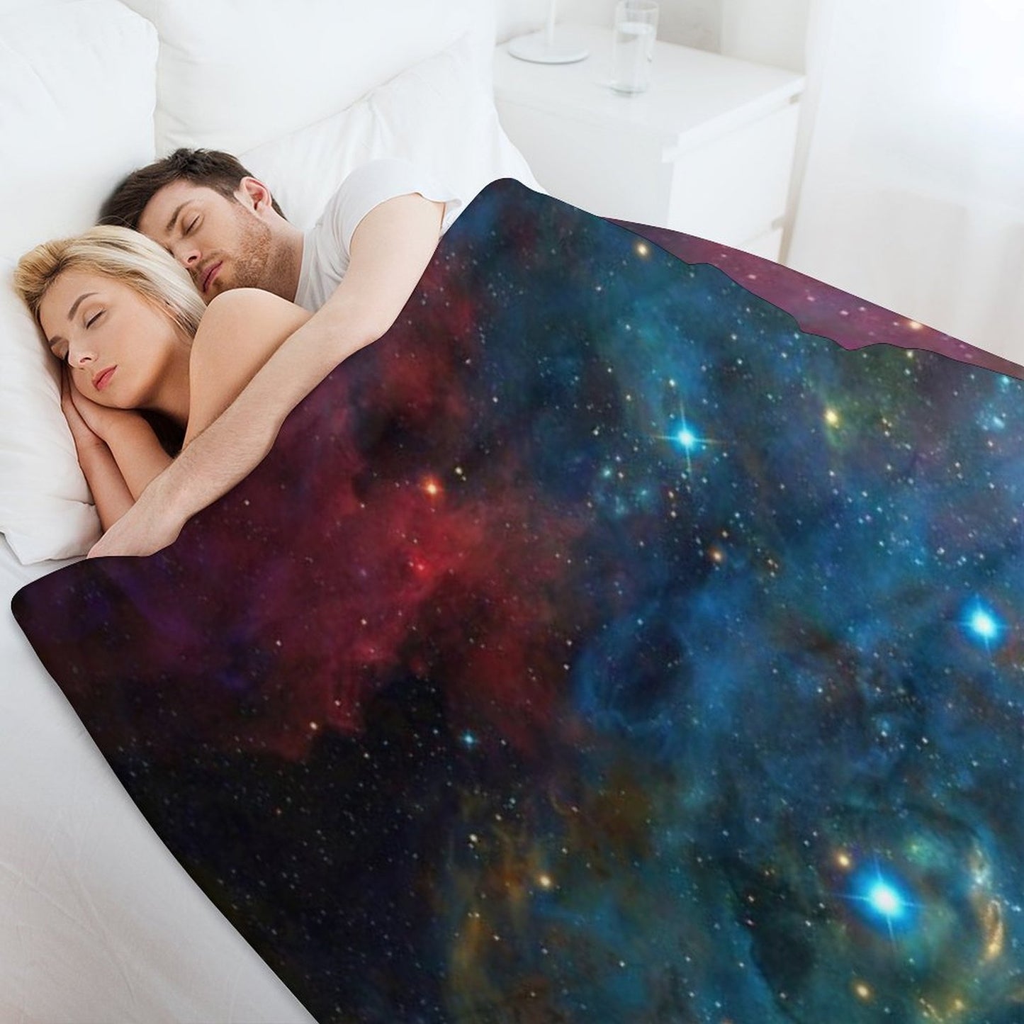 Galaxy Design Throw Blanket