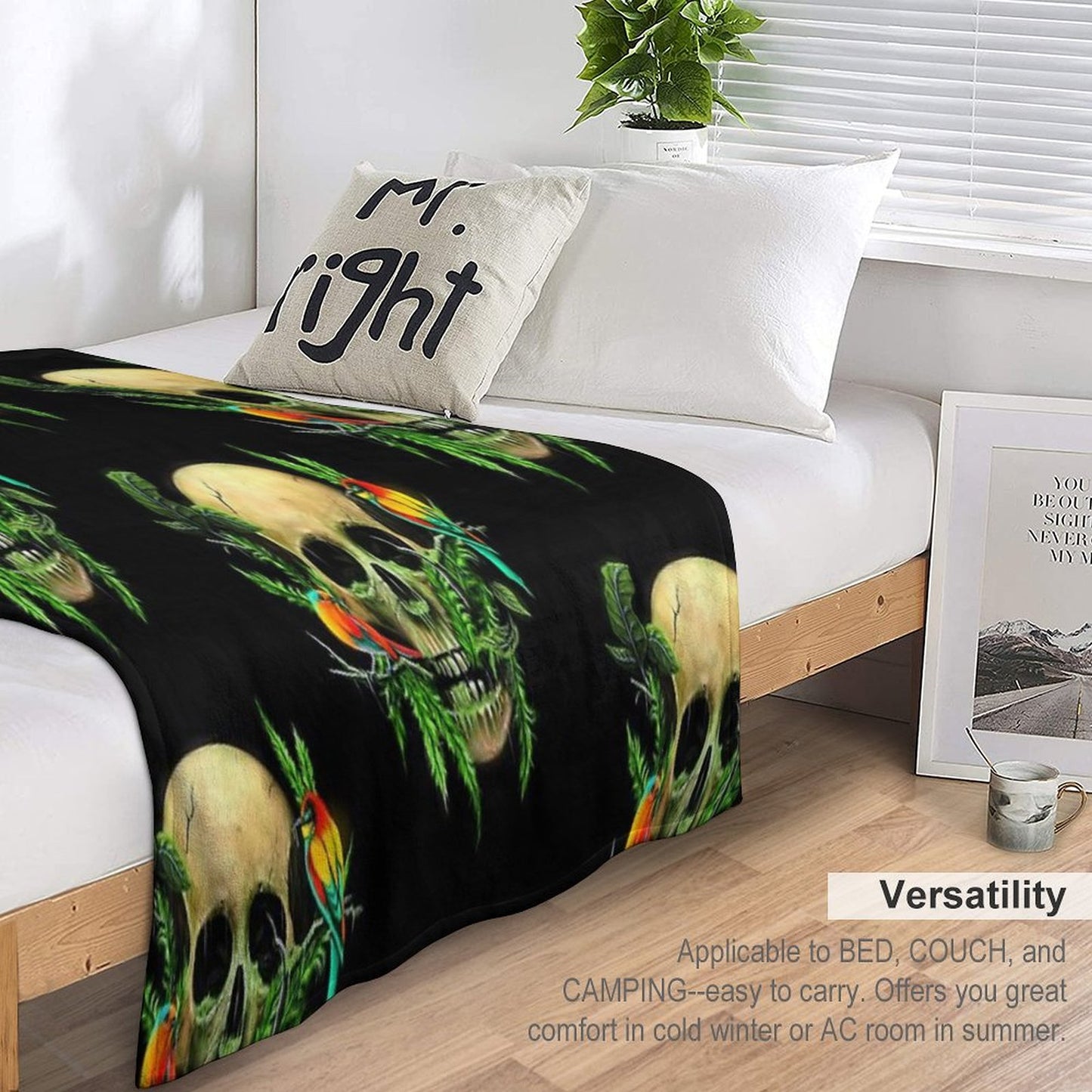 Life & Death Throw Blanket