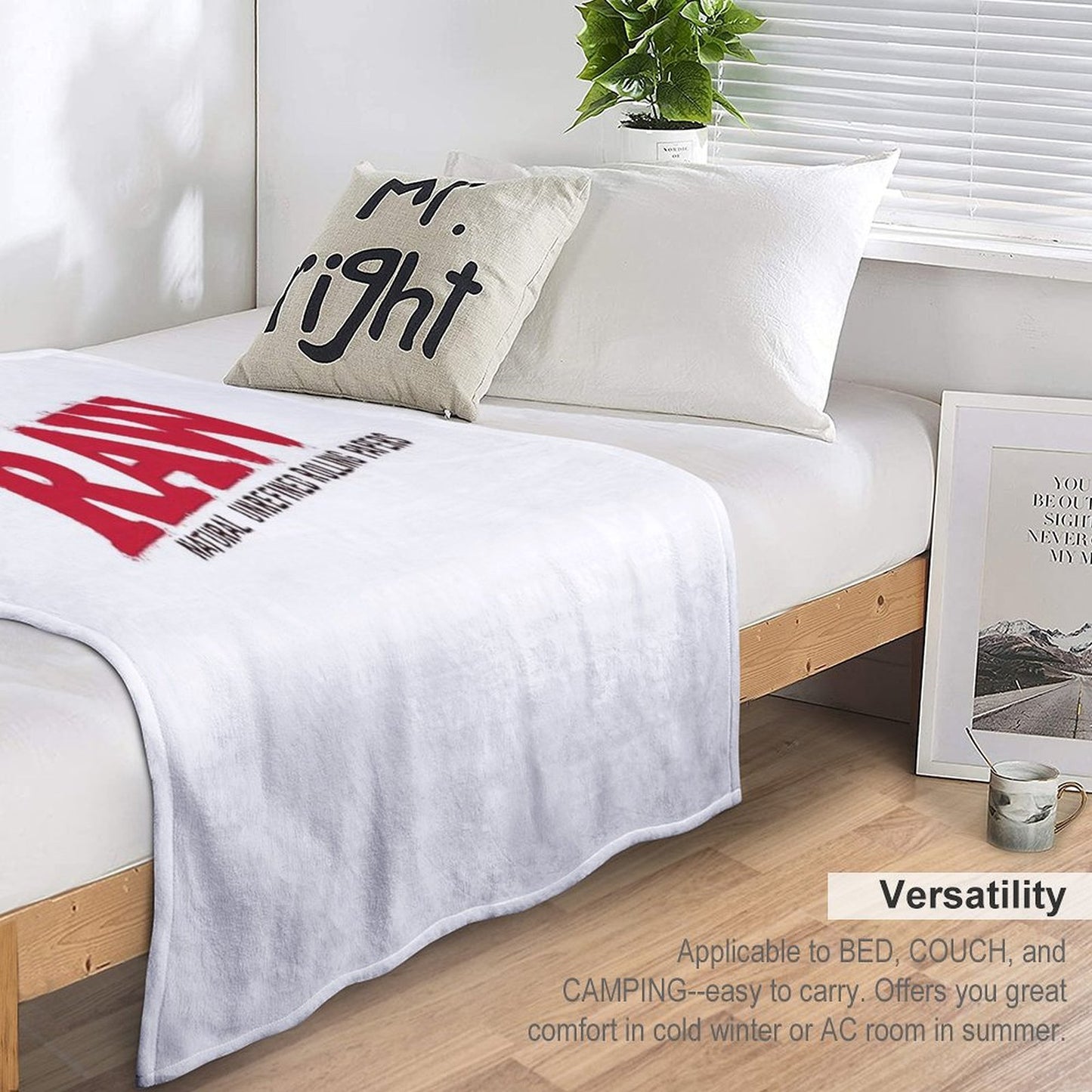RAW Rolling Papers Throw Blanket