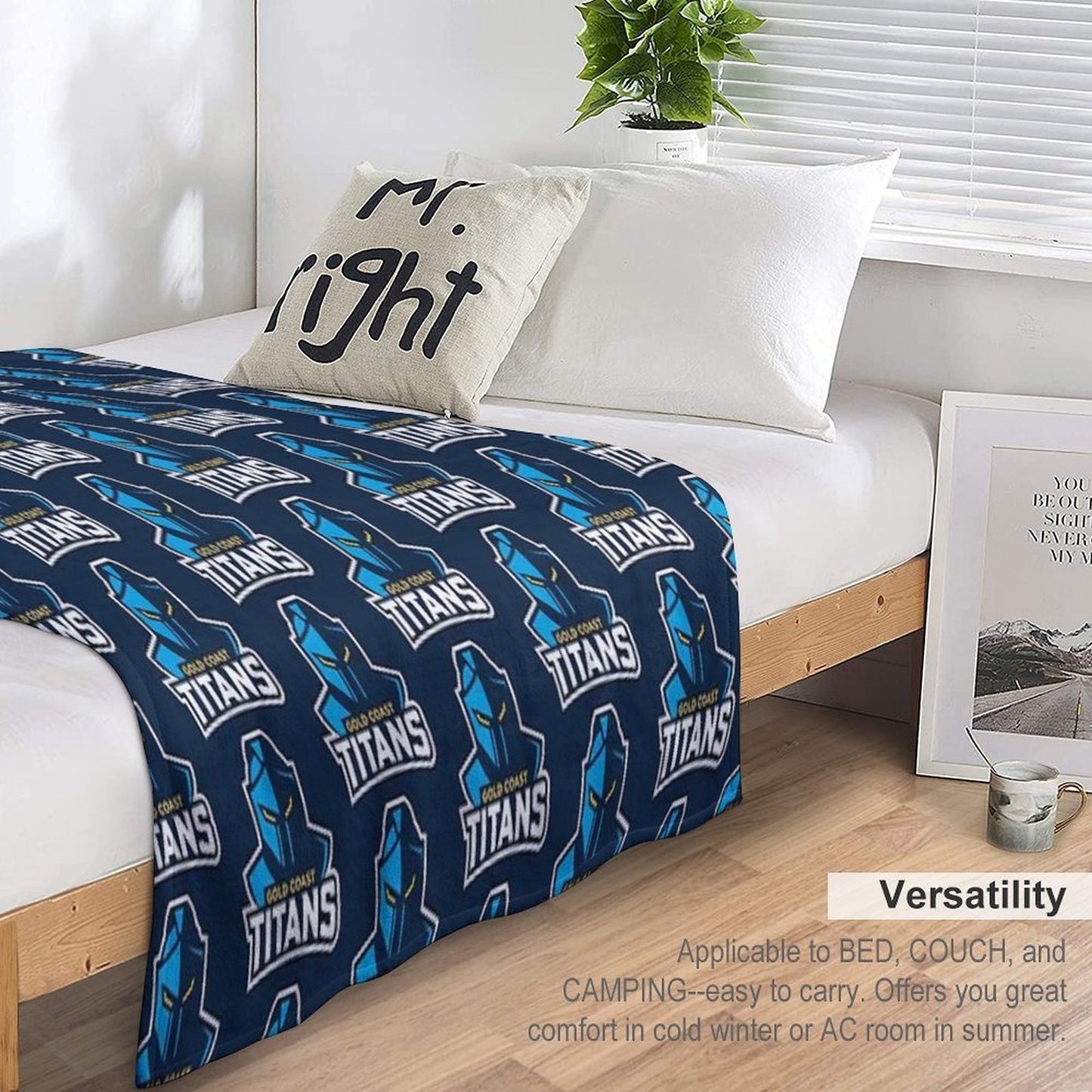 Gold Coast Titans Throw Blanket