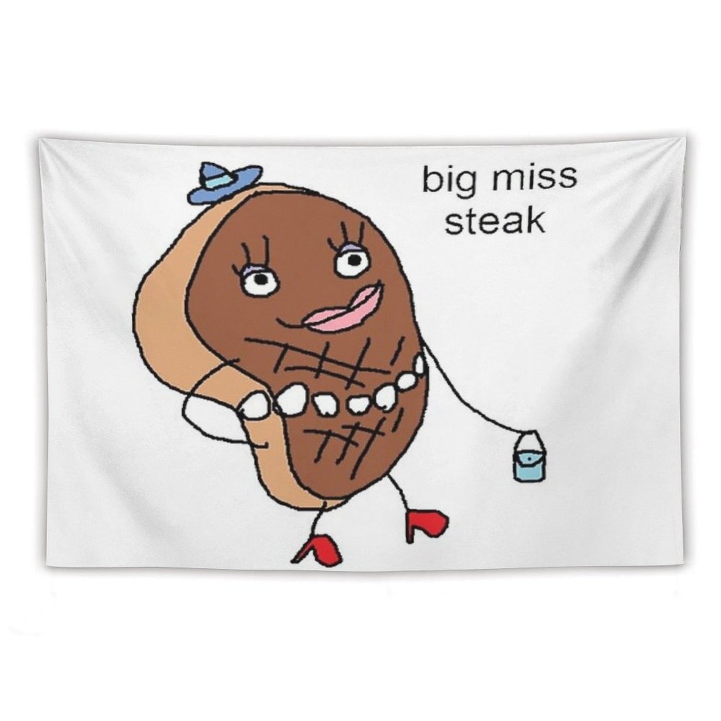 Big Miss Steak Tapestry