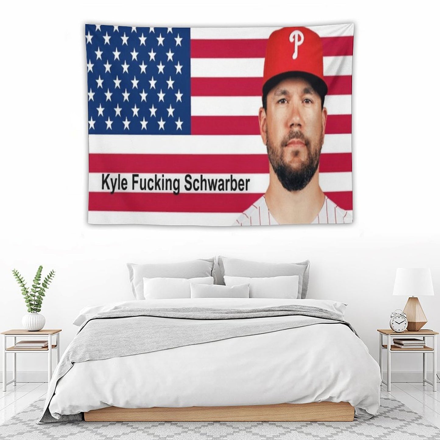 Schwar-merica Tapestry