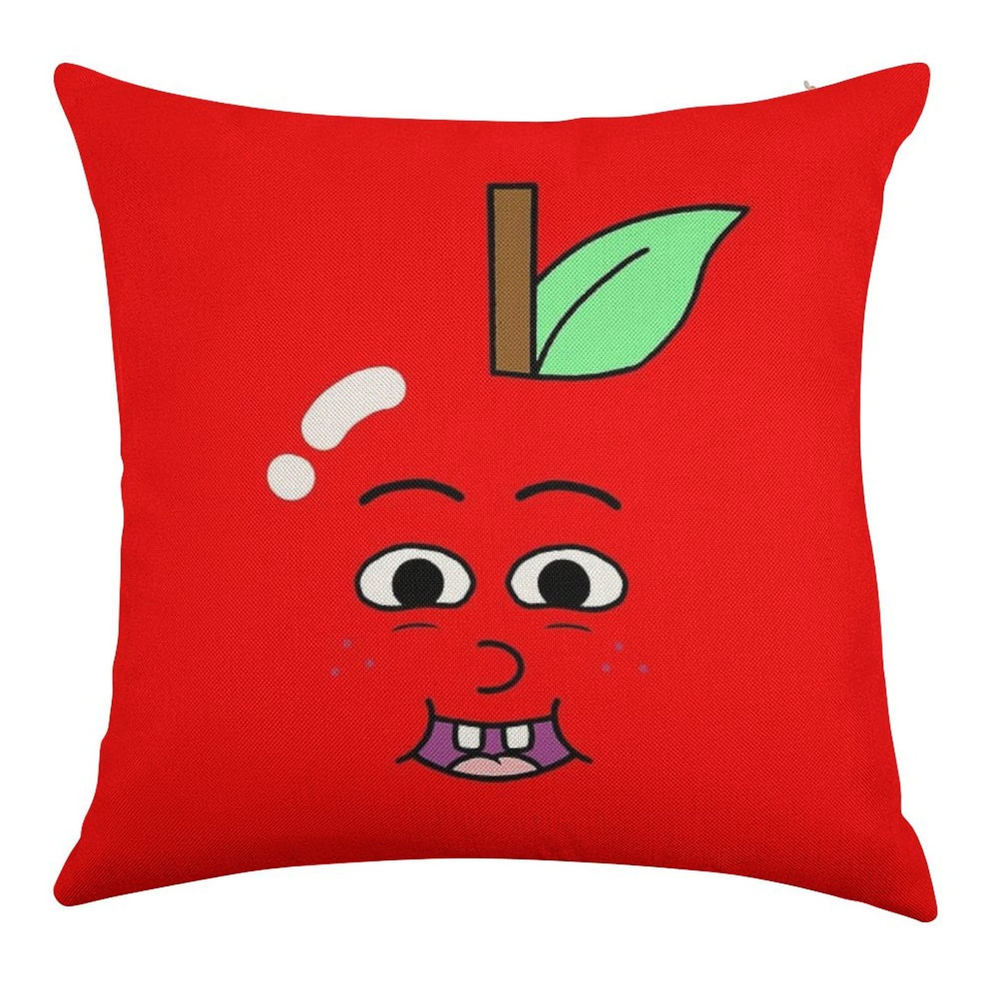 APPLE AND ONION - APPLE Linen Throw Pillow Cover