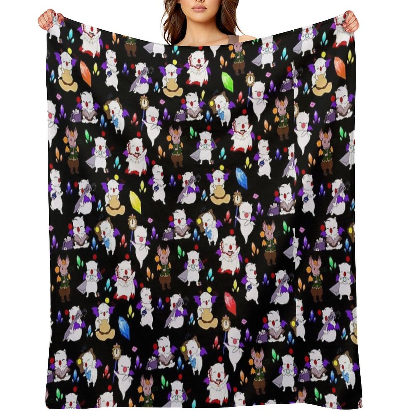 Final Fantasy Moogles Throw Blanket