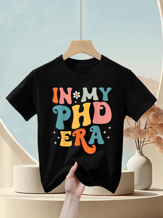 Groovy In My Phd Era Doctorate Graduation Kids T-Shirt