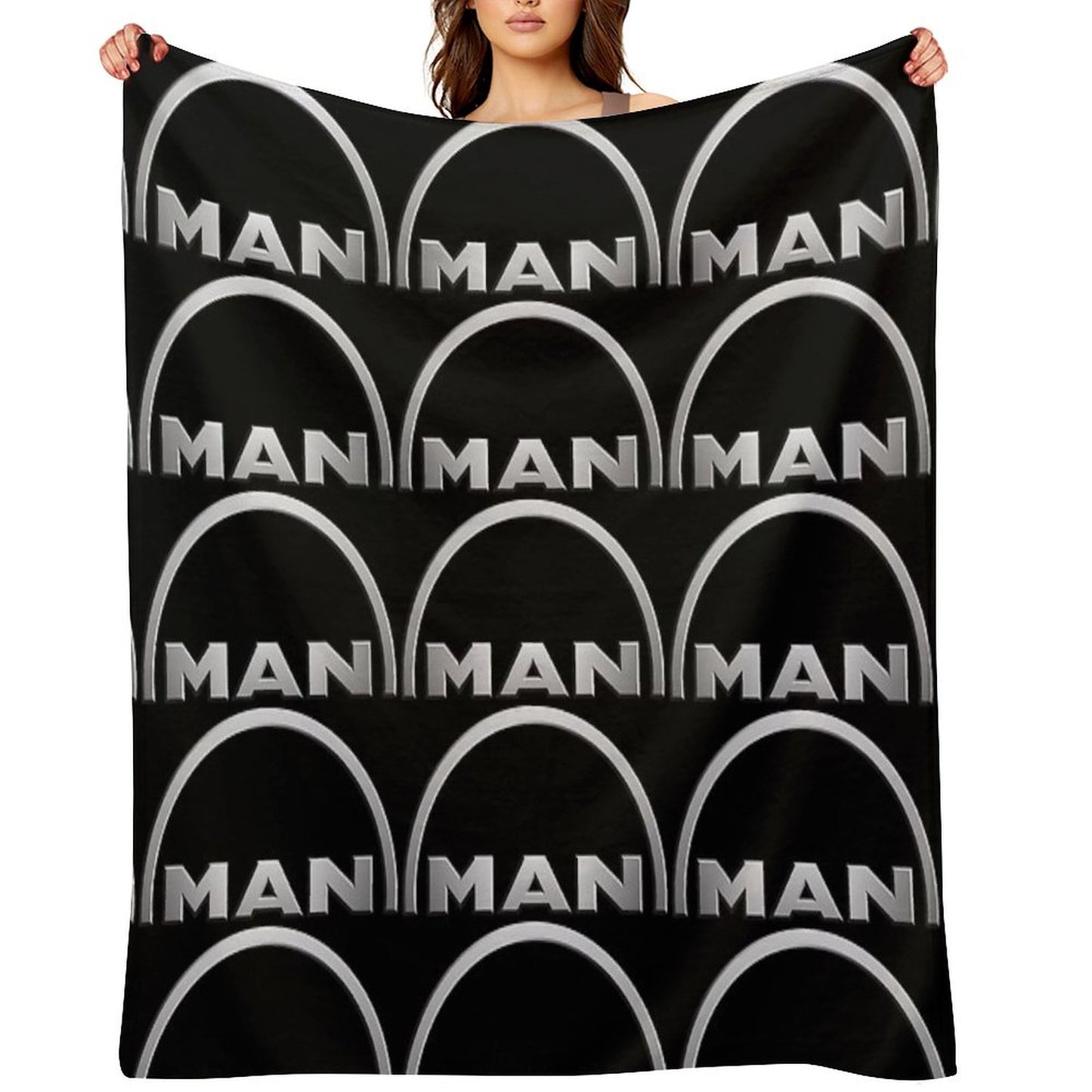 MAN Logo Throw Blanket