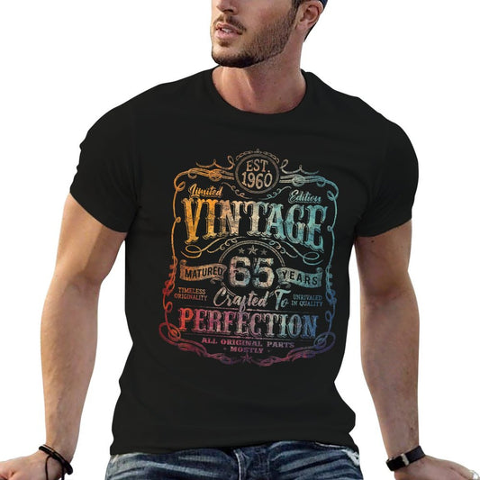 Vintage 1960 Limited Edition 65 Year Old 65th Birthday T-Shirt