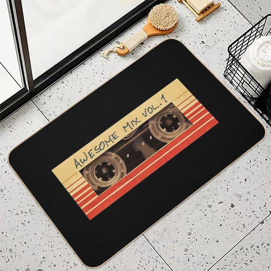 Awesome Mix Vol.1 (retro Cassette) Bath Mat