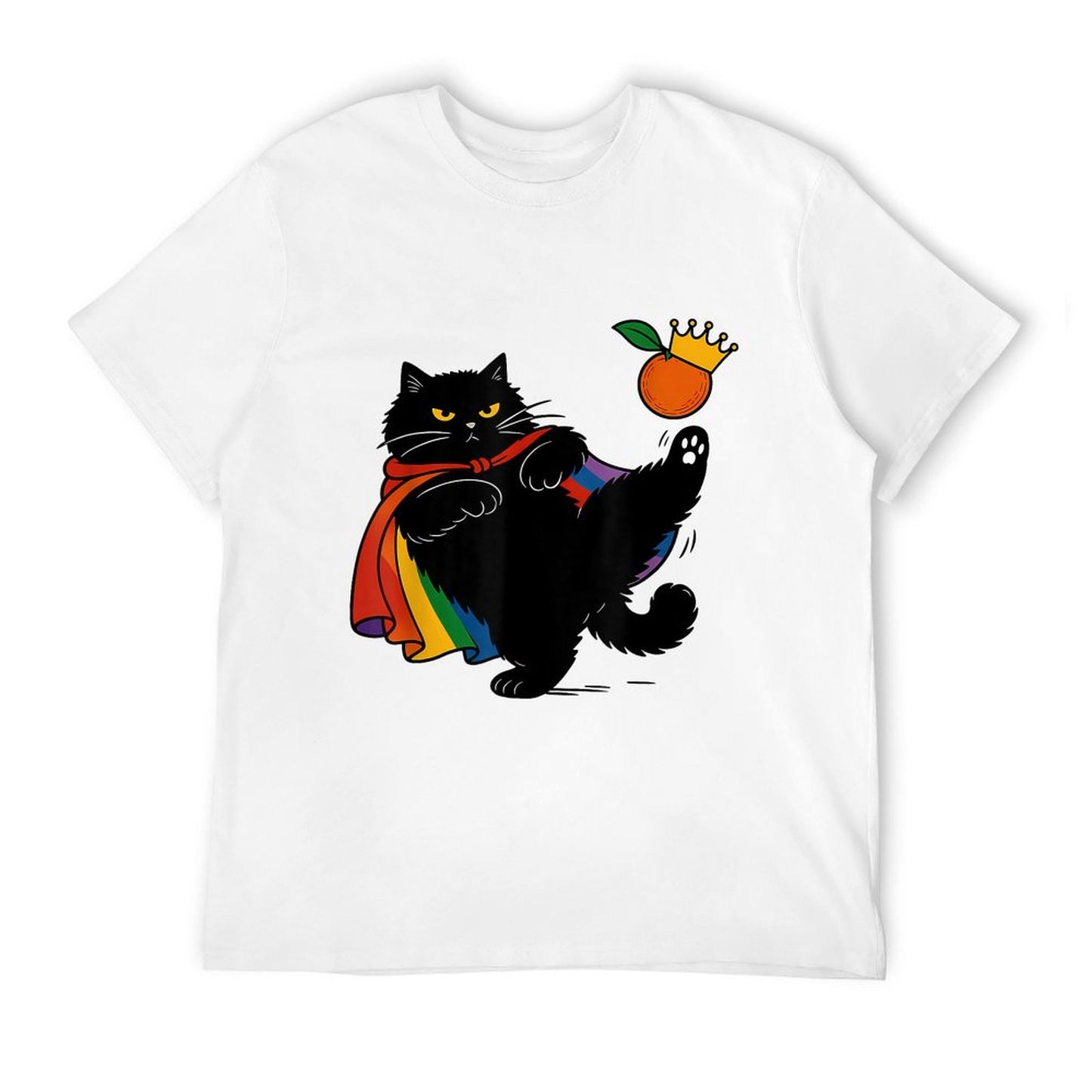 No Kings Cat Pride Slim-fit Cut T-Shirt