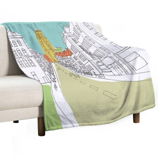 Park Street, Bristol, UK Throw Blanket