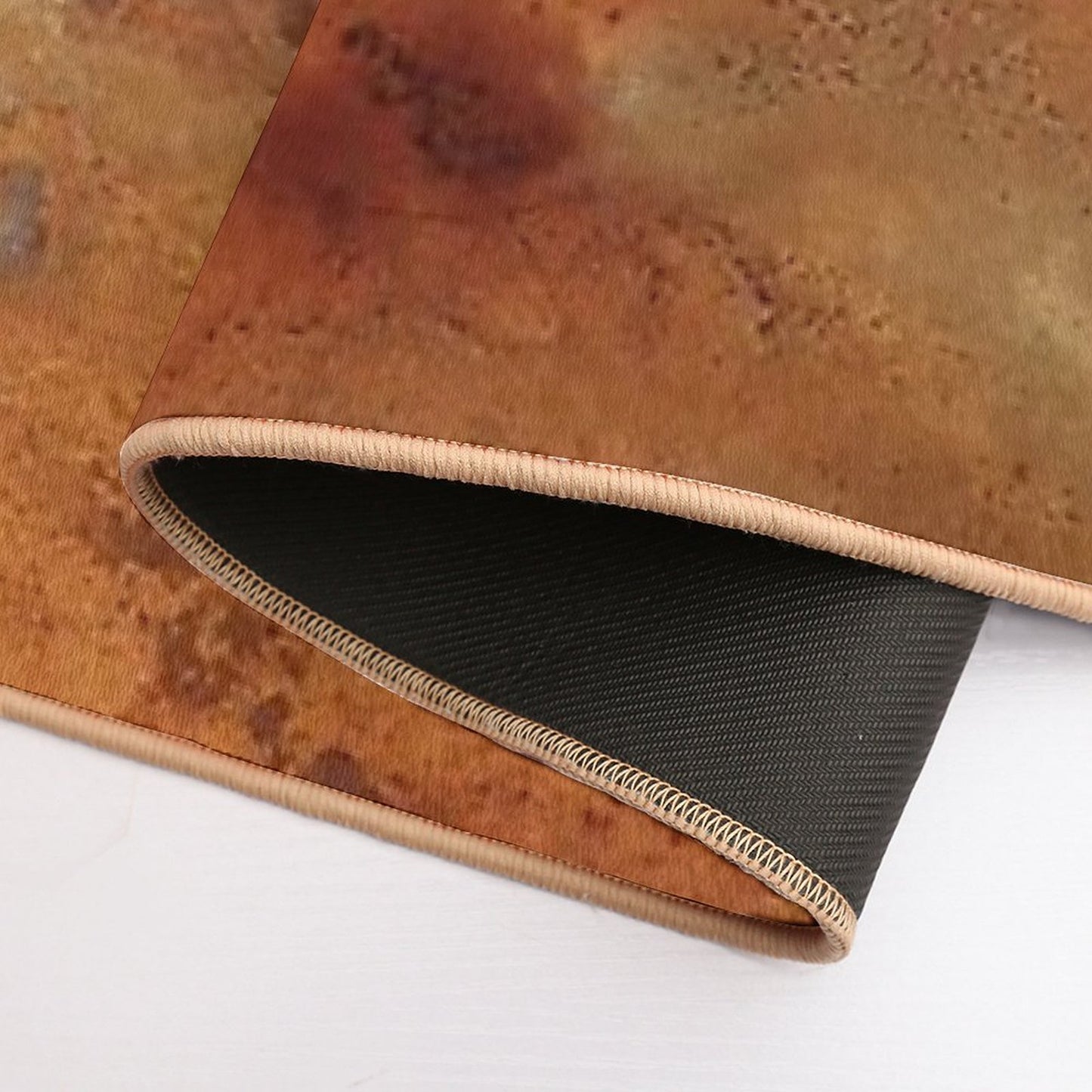 'Mars' In Gold, Bronze And Copper Bath Mat