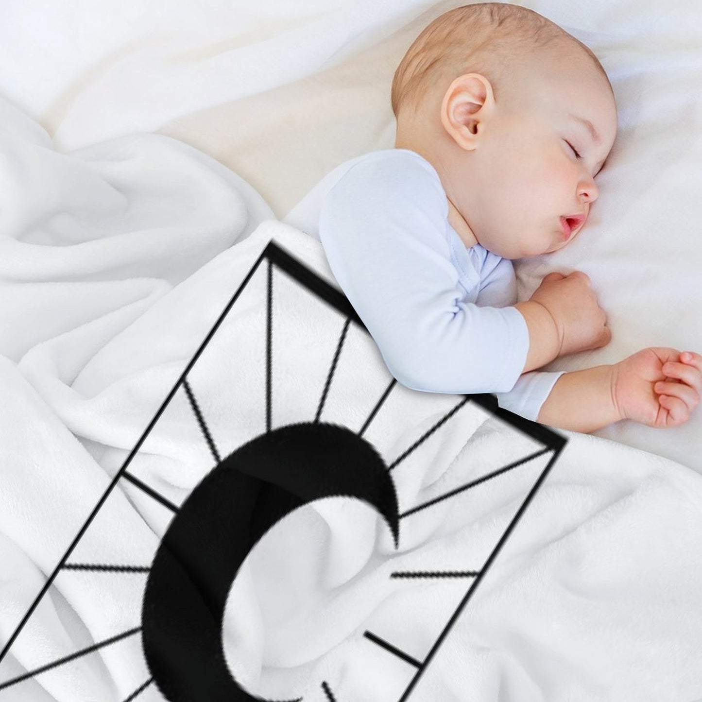 The Upper Moon One Throw Blanket