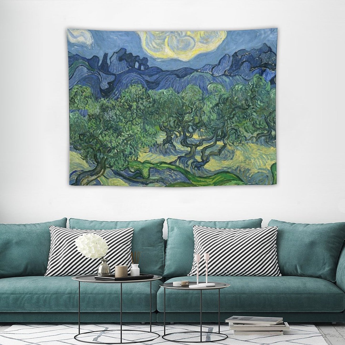 The Olive Trees by Vincent Van Gogh Tapestry