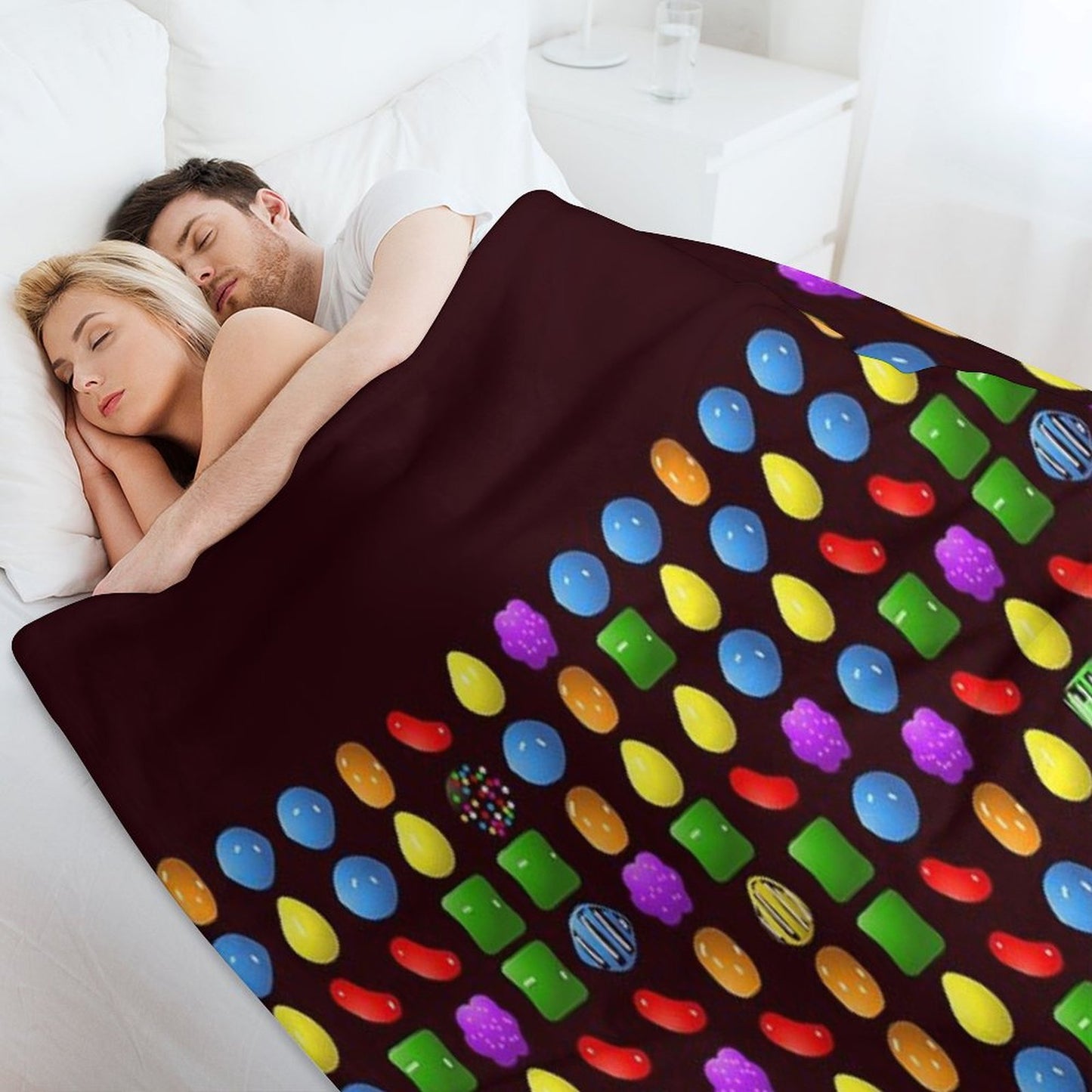 New Candy Crush Saga Throw Blanket