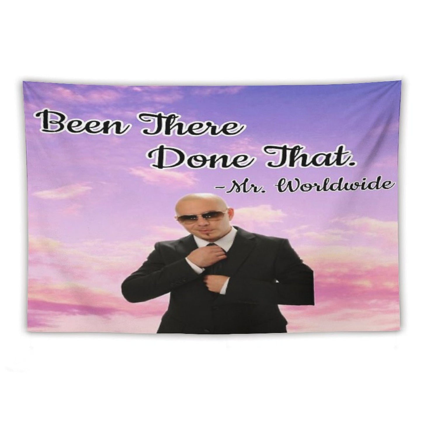Mr Worldwide Tapestry for Maddie Tapestry