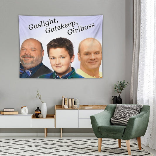 Gaslight Gatekeep Girlboss Tapestry