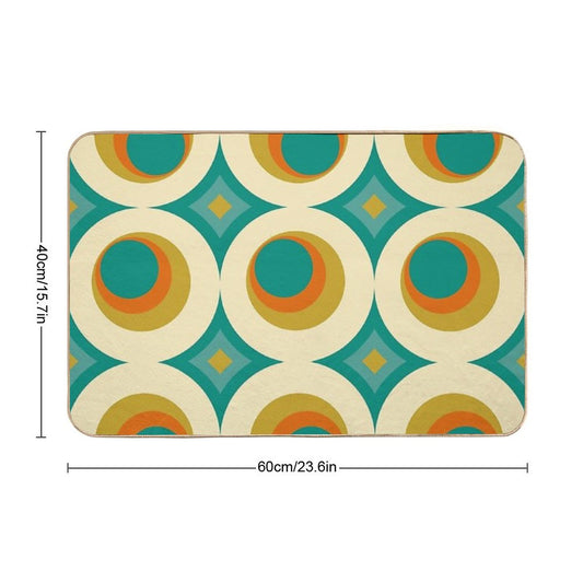 Mid-Century Modern Splash Bath Mat