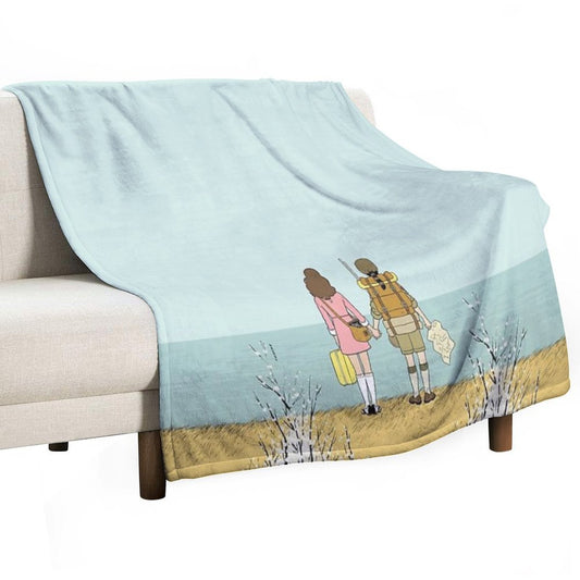 Wes Anderson Movie Throw Blanket