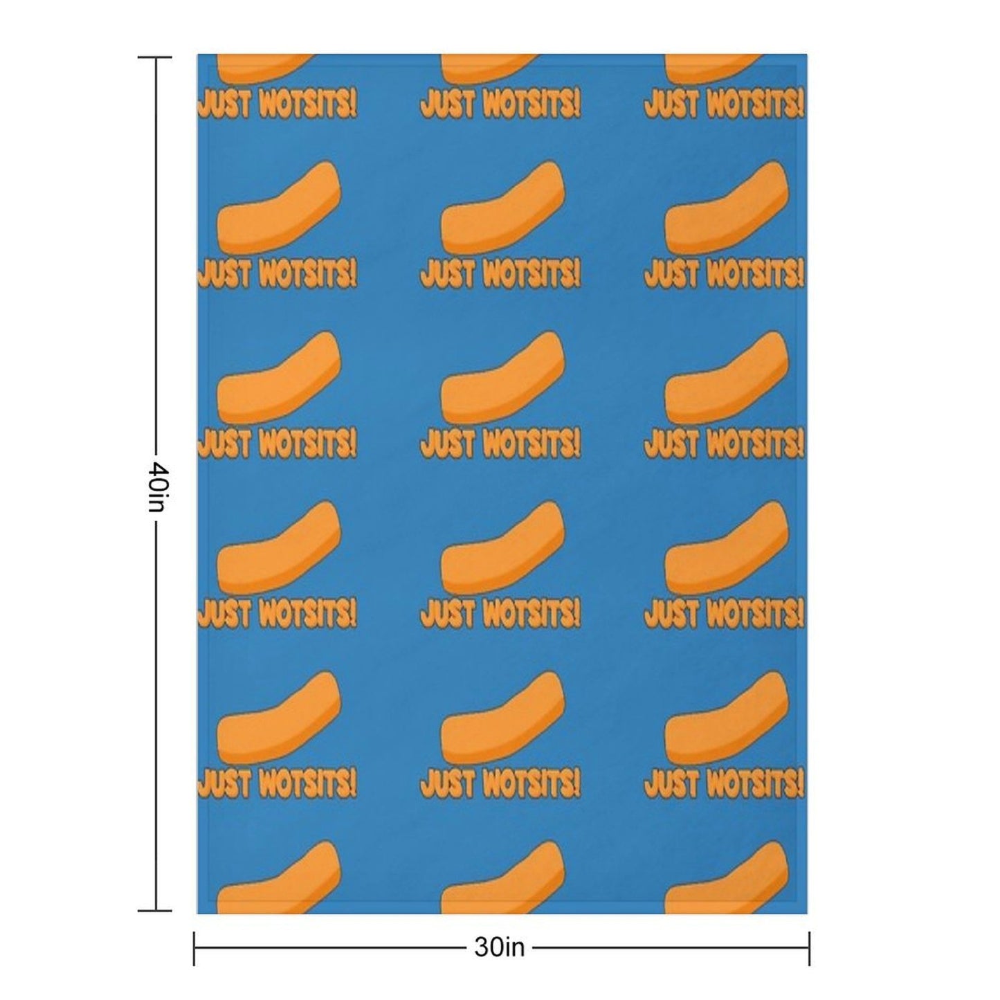 Just Wotsits! Throw Blanket
