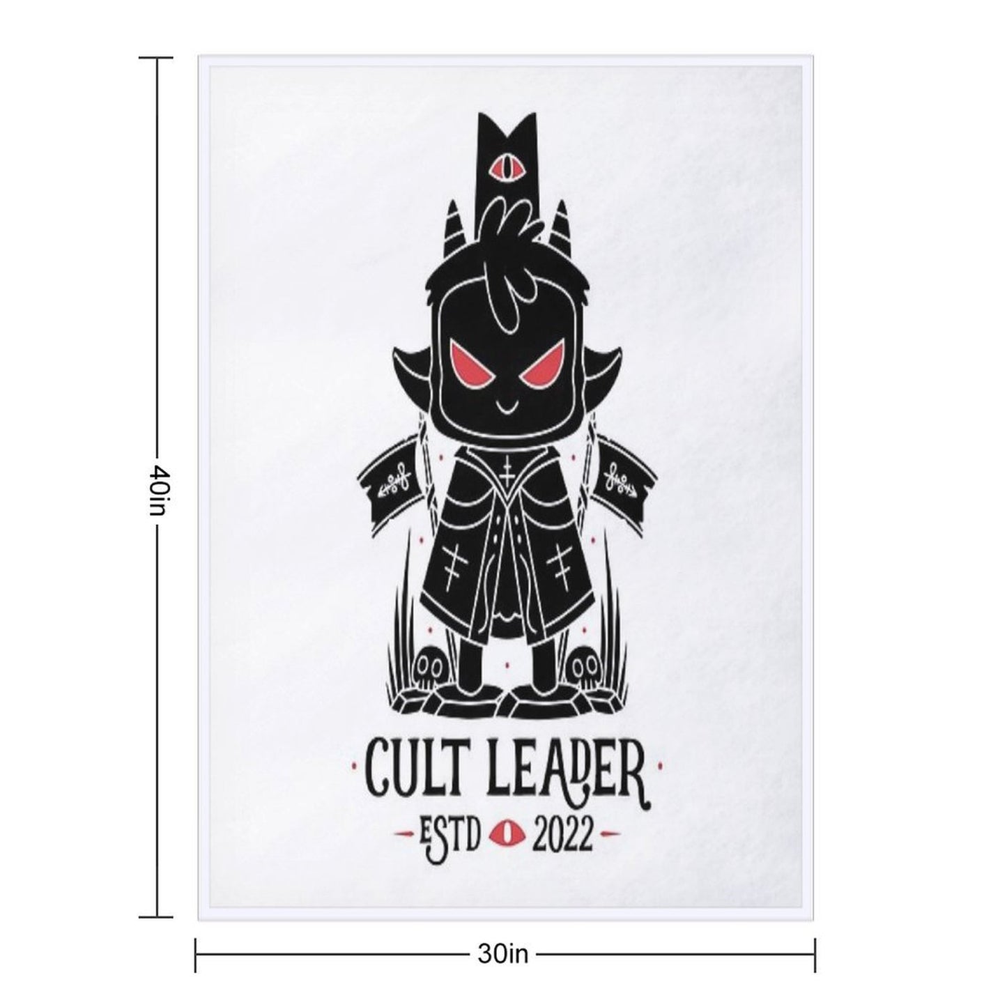 Cult Leader Throw Blanket