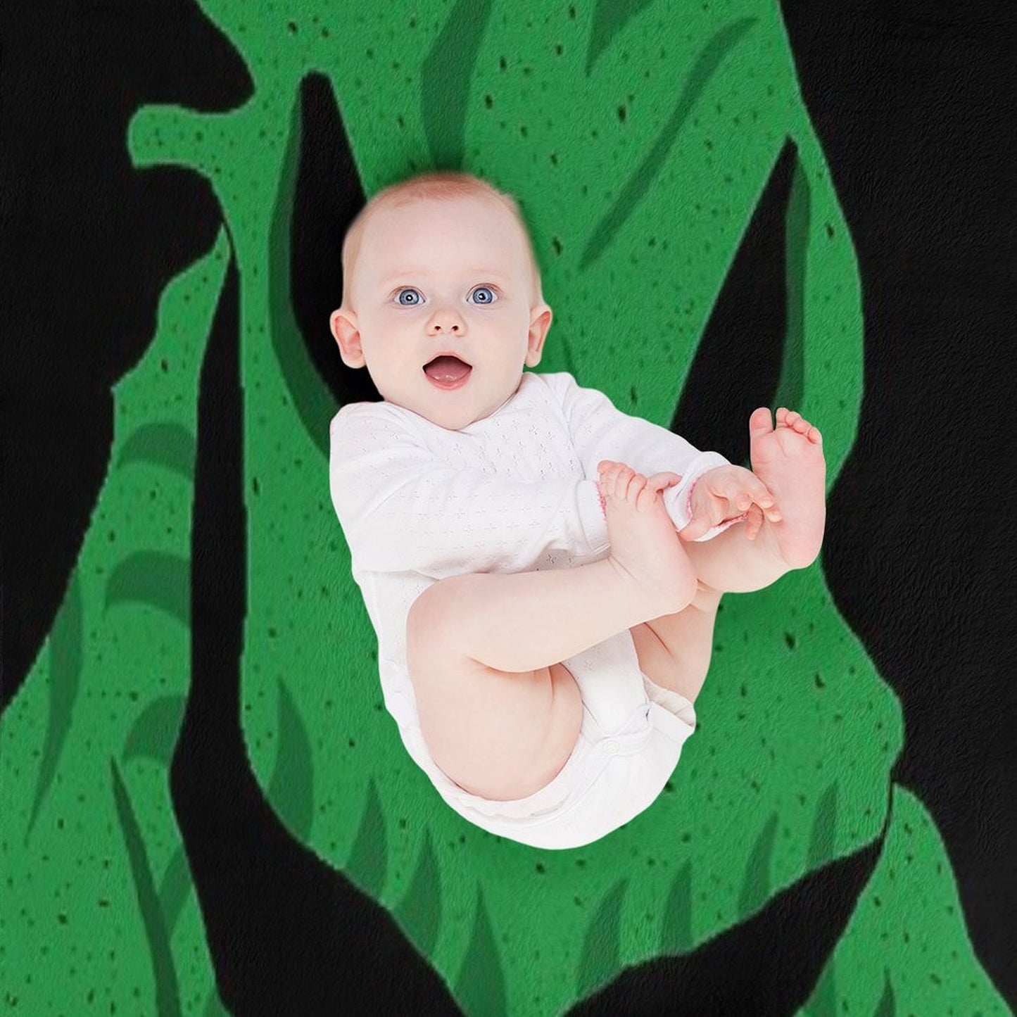 The Nightmare before Christmas Oogie Boogie Eatin A Spider Throw Blanket