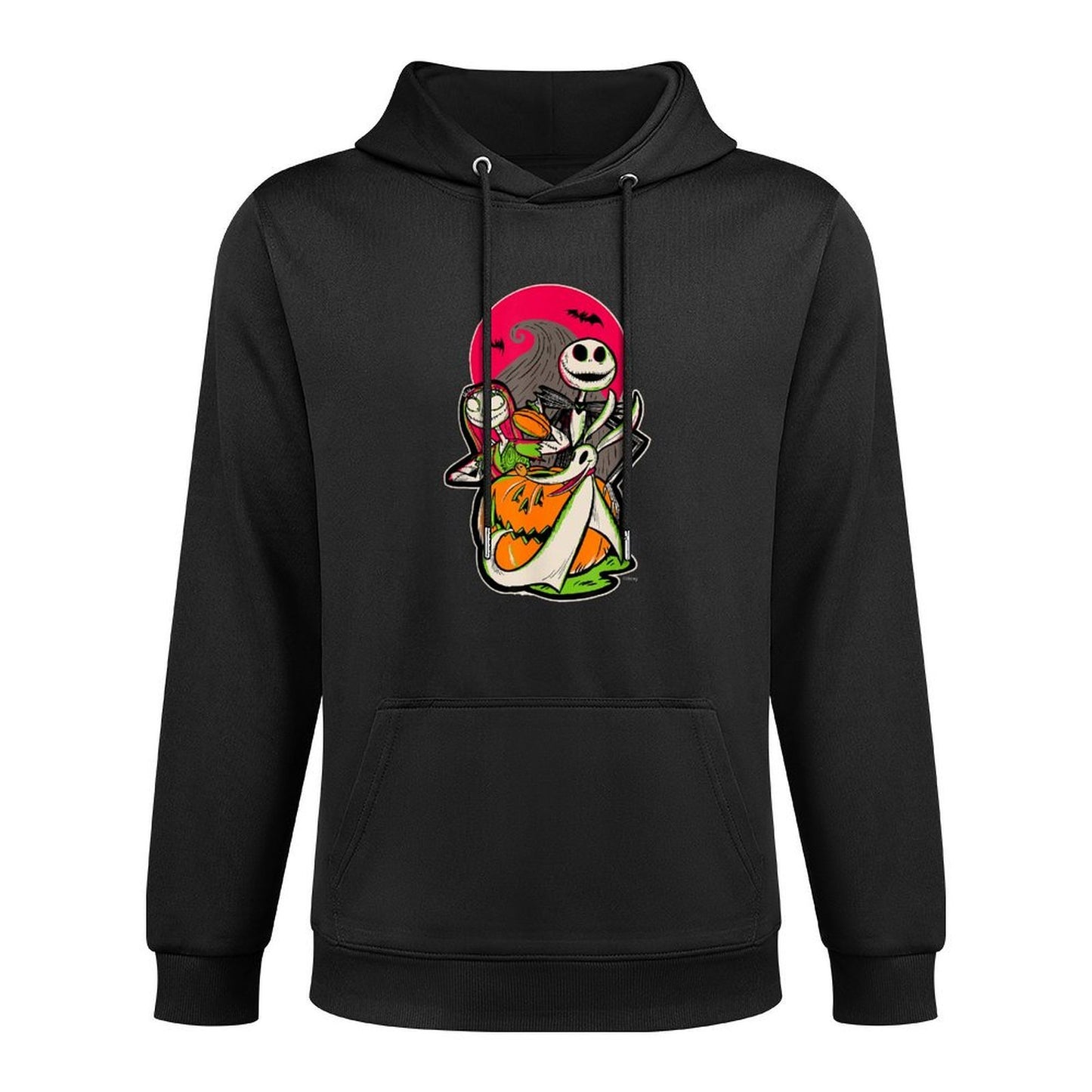 Disney 100 Nightmare Before Christmas Halloween Jack Sally Moisture-Wicking Hoodie