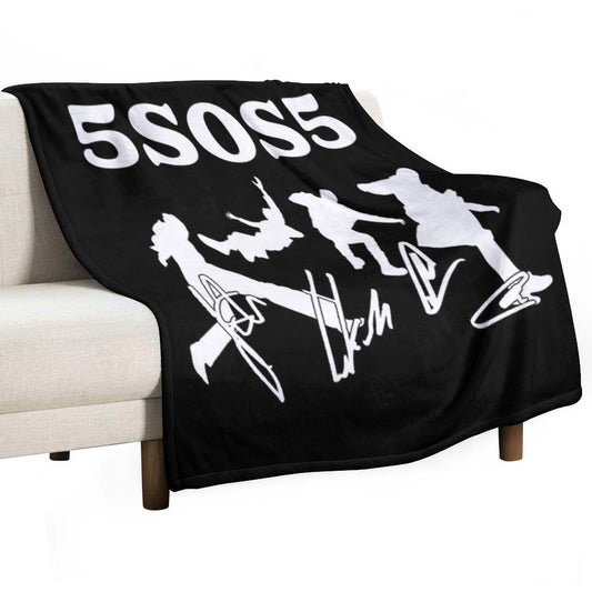 5sos Merch 5 Seconds Of Summer 5sos5 Throw Blanket