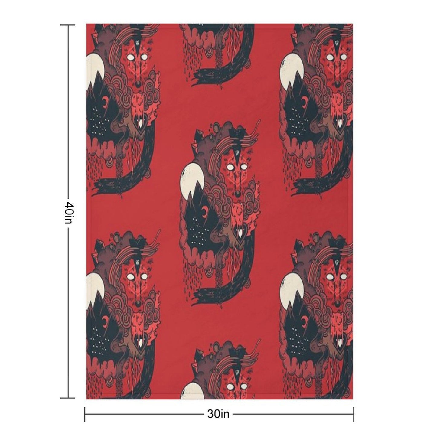Leader of The Pack Throw Blanket