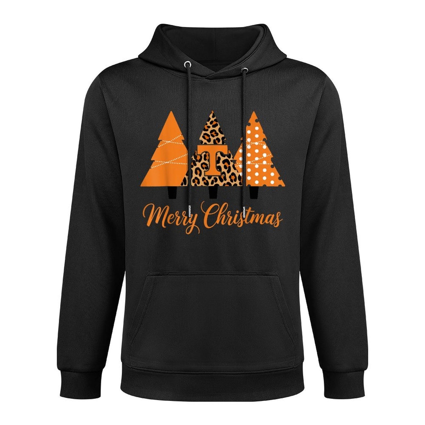 Retro Christmas Tennessee Trees Holiday Season Medium-Weight Fabric Hoodie