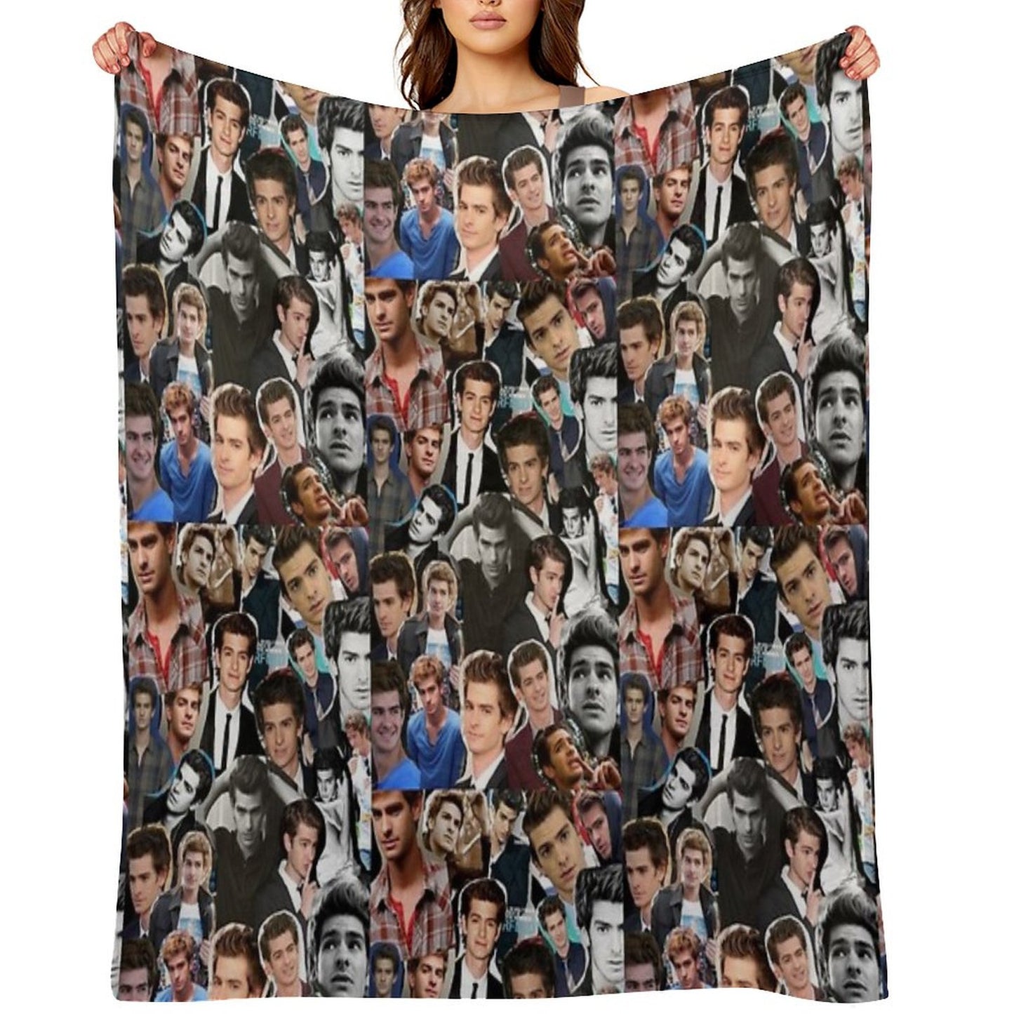 Andrew Garfield Fan Art Throw Blanket