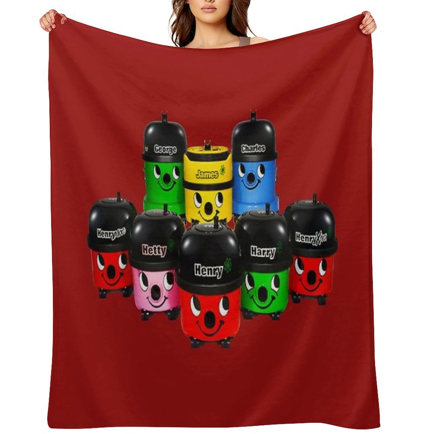 Henry Hoover And Friends Throw Blanket