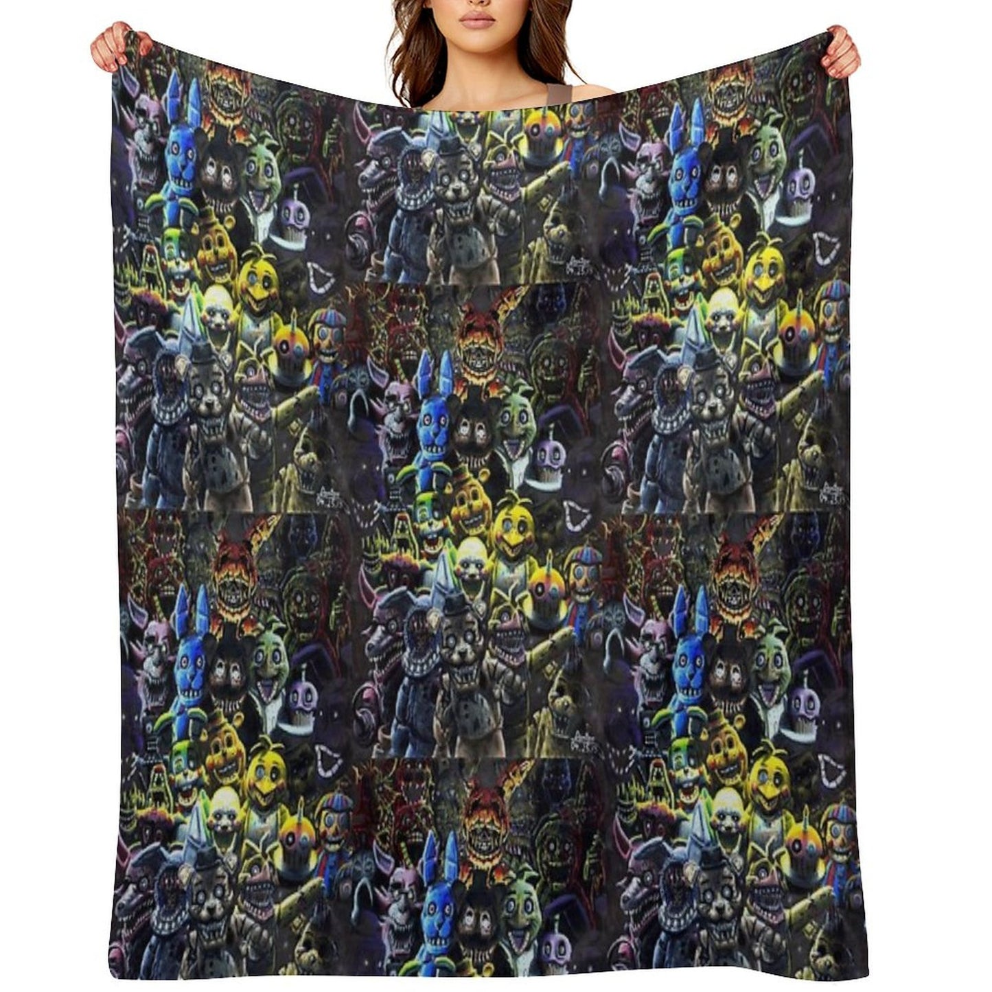 FNAF - The Night Shift Throw Blanket