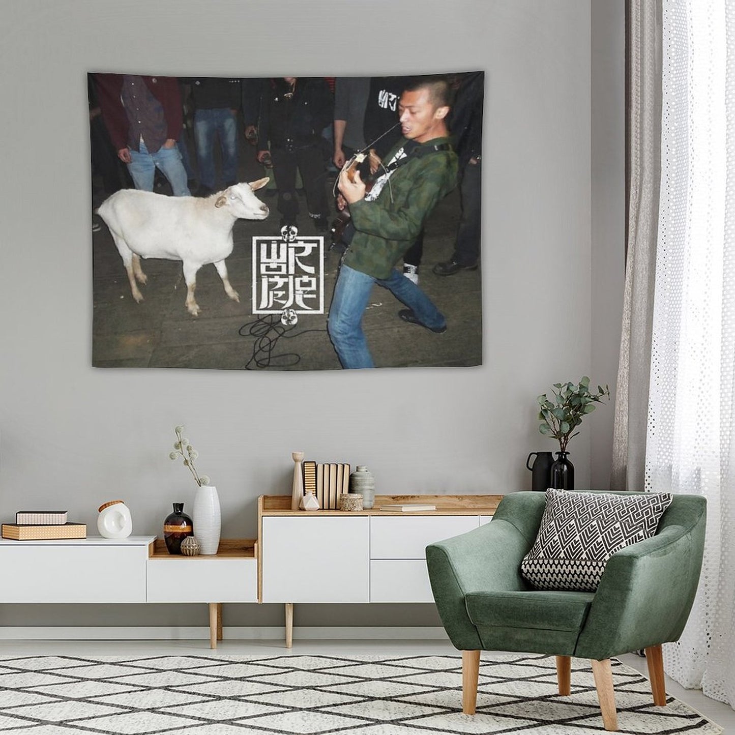 The Goat 2 Tapestry